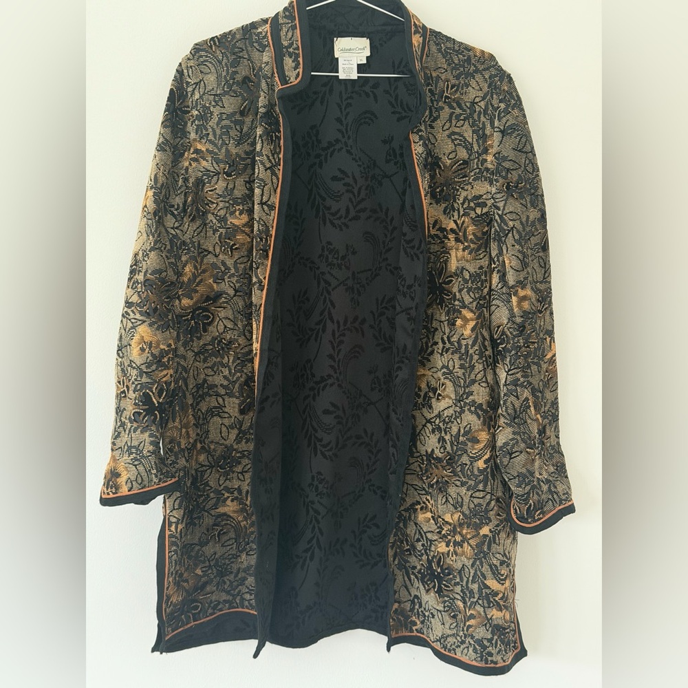 Vintage Coldwater Creek Reversible Tapestry Jacket (XL)